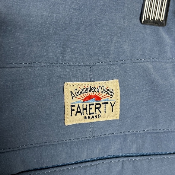 Faherty All Day Short 2.0 (9") - Deep Marine Size 35 Blue stretch Shorts - Picture 6 of 10